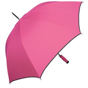 rainstoppers w071 Auto Open Sport arco paraguas con recortar, color rosa brillante/negro, 46"