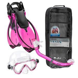 Máscara de esnórquel para niños con bolsa para buceo