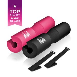 Las bandas de x Premium en cuclillas Pad por Barbell almohadilla para sentadillas, estocadas y empujes de cadera – grueso acolchado de espuma para est