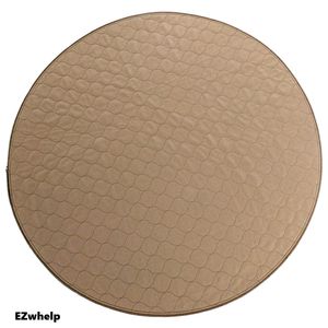 EZwhelp (Round, Circular Shape Machine Washable, Reusable Pee Pad/Quilted, Fast Absorbing Dog Whelping Pad/Waterproof Puppy Training Pad/Housebreaking