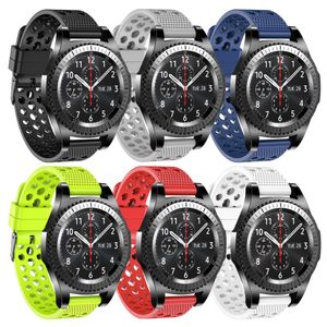 Para Samsung Gear S2 Classic bandas/Frontier 22 mm. Material de silicona banda de reloj inteligente para Samsung Gear S3 mujeres hombres