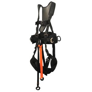 Fusion Climb Tornado Arnés Ajustable de cuerpo entero Zipline Canopy Tour 23 KN M-L Talla única), color negro