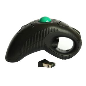 Ratón inalámbrico ergonómico de mano con puntero láser izquierdo con diestro DPI ajustable para ordenador de sobremesa o portátil