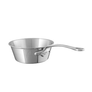 Mauviel fabricado en Francia. M 'cook 5 capas acero inoxidable 5223.20 1.8-quart splayed sartén con mango de acero inoxidable fundido