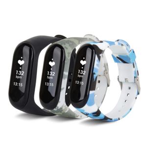 VAN-LUCKY Mi Band3 13CM-20CM Colorido Reemplazo para Xiaomi Mi Band 3 Correa Pulsera de Reemplazo, Colorido Impermeable Suave Silicona Pulsera para Xi