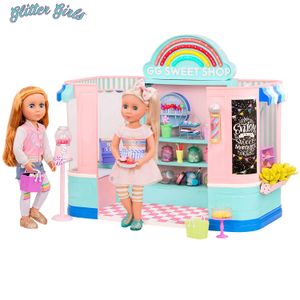 Battat - Muñecas con purpurina para niñas de 14.0 in - Juguetes, ropa y accesorios para niñas de 3 años de edad y hasta, Confitería