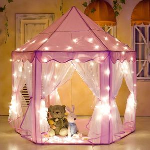Tienda de campaña para castillo de hadas de princesa