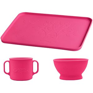Green Sprouts by I Play. Aprendizaje Set, Rosa, 6 Meses, 3 Pack