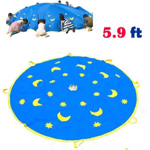 Zaptex Paracaídas Juegos de niños Juegos Juegos Rainbow Paracaídas Equipo Interior / Exterior Juego Juguete Paracaídas