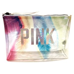 Victoria Secret rosa para prisma Palma Funda de viaje bolsa de maquillaje