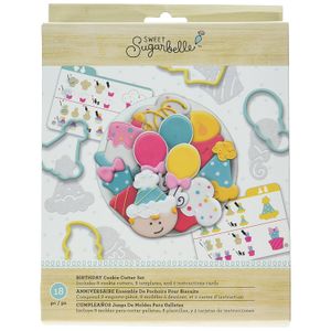 American Crafts AMC - Kit de cortador de galletas para cumpleaños