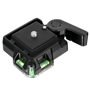 konsait Negro Cámara 323 Quick Release Plate con adaptador especial (200PL-14 Manfrotto)