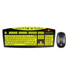 ablenet keys-u-see Wireless Large Print Inglés teclado USB (cd1542)