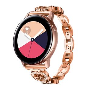 LeafBoat - Correa de acero inoxidable para Samsung Galaxy Watch, con herramienta de extracción