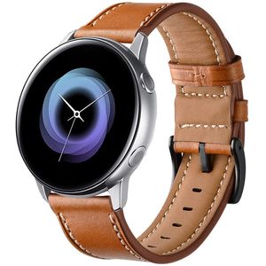 LeafBoat - Correa de piel para Samsung Galaxy Watch Active (1.575 in)