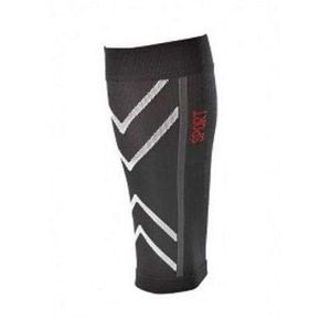 briteleafs profesional de deportes Grado Calf/Shin Apoyo Férula De Compresión progresiva Calf Sleeves – 20 – 30 mmHg, un par, XXL, Negro, 1