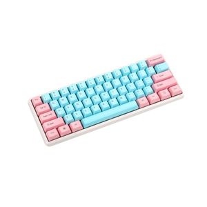 NPKC 61 87 104 teclas Miami grueso PBT OEM perfil Keycap para MX Switches GH60 Tenkeyless mecánico Gaming teclado