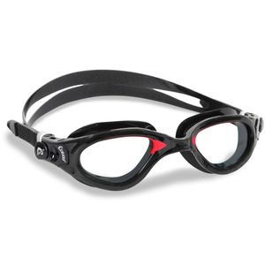 Gafas de natación para adultos con lentes curvadas inastillables de colores