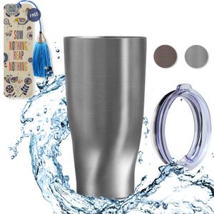 dealz frenzy Insulated Tumbler-Double Wall Stainless Steel Travel Coffee Mug with Lid,Thermo Cup BPA Free | FDA,No Sweat Water Flask Bulk Vacuum Insul