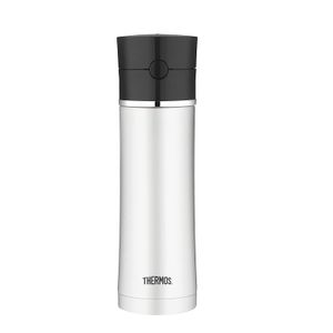 Thermos 18-ounce aislado al aspiradora de acero inoxidable hidratación botella, Negro