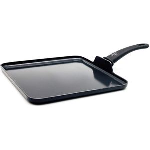 GreenLife CW001923-004 - Ollas y sartenes antiadherentes de cerámica con forma de diamante, aptas para lavavajillas, plancha