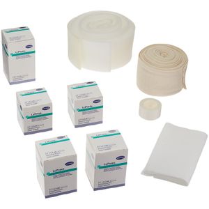 Rolyan – lymphakit, espuma Linfedema brazo vendaje Kit incluye extra suave tela de vendaje 1 rollo de poliéster y espuma envoltura, 1 paquete, 2 rollo