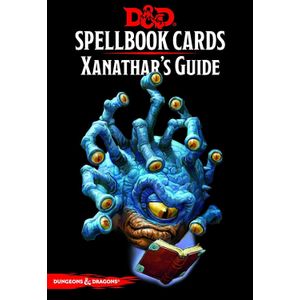 Libro de Dungeons & Dragons, guía de Xanathar para las tarjetas de hechizos (idioma español no garantizado)