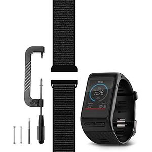 C2D Joy - Correa de repuesto para Garmin Vivoactive HR con herramienta de extracción de pines y pines, malla deportiva para uso deportivo, tejido de n