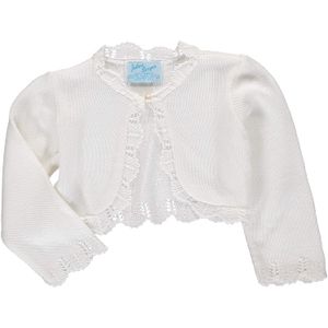 Sueter Berger blanco Classic Bolero, 12 meses, Blanco
