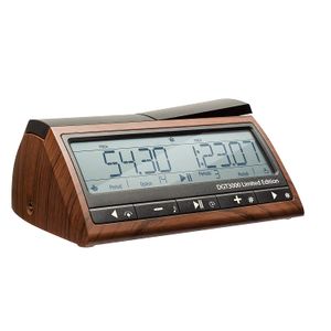 DGT 3000 edición limitada – Reloj de ajedrez digital de aspecto de madera
