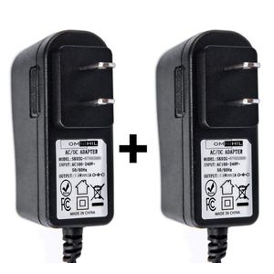 omnihil (8 pies) AC/DC Adapter extra largas y cargador USB para Wowwee chip Robot perro de juguete – (smartbed & Watch)