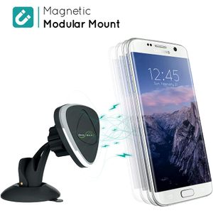 GekoGrip Magnetic Car Phone Holder - Strong Magnet Holds All iPhone & Android Smartphones & Mini Tablets | Drive Smart & Avoid Tickets for a Safe Expe