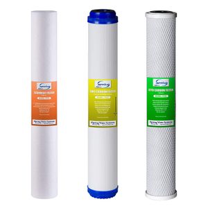iSpring f3wcb32-o 20 x 2,5 pulgadas Filtro de agua Pack de repuesto para sistemas comerciales de Ro y los filtros de toda la casa
