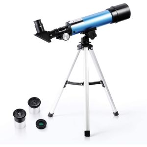 Telescopio astronómico para niños 90X HD Zoom 360/1.969 in refractor con trípode para principiantes niños - Merkmak (pequeño 2)