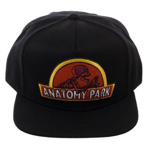 Bioworld – Rick y Morty anatomía Park Logo Snapback gorra de béisbol – OSFM