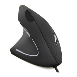Ratón de zurdos, FIRSTMEMORY Ratón ergonómico vertical 2,4 G inalámbrico recargable, ratón ergonómico óptico para ordenador de 6 botones 800/1200/1600