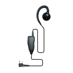 Auriculares con micrófono Ear gancho Kevlar de vigilancia en Cable Auricular PTT Mic Kenwood 2 Pin