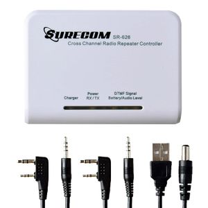 Mcbazel SR-628 Surecom - Repetidor dúplex con 2 conectores K (46 K, cable para Kenwood Baofeng, WOUXUN QUANSHENG)