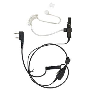 ProMaxPower - Auriculares acústicos de dos vías FBI con tubo transparente para Baofeng Retevis UV-82 UV-5R UV-8R H-777