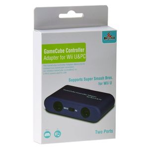 Gamecube driver Adaptador para Wii U y PC Dos Puertos USB