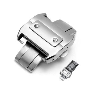 18mm Stainless Deployment Buckle Metal Clasp Watch Band Accessorie Steel Watchband Buckle Butterfly Clasp