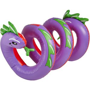 Swimline Dos Encabezada rizado serpiente de piscina Flotador