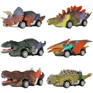 Dinosaurios Dinosaur Juguete de tirar hacia atrás, 6 unidades Dino Juguetes para niños y niños de 3 años, juguetes para niños de 3,4,5 años y más, tir
