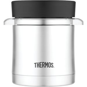 Thermos - Tarro de 12 onzas con recipiente para microondas, acero inoxidable, A