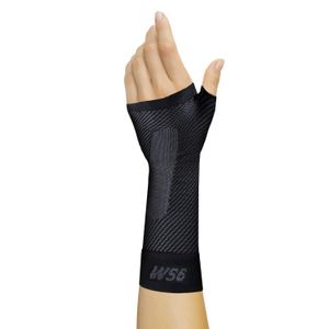 OrthoSleeve Patented WS6 muñequera de compresión (manga única) para síndrome del túnel carpiano, dolor de muñeca, fatiga y artritis