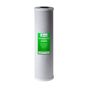 iSpring fc25b nsf alta capacidad Big Blue toda la casa filtro de agua CTO bloque de carbono, 4.5" x 20"