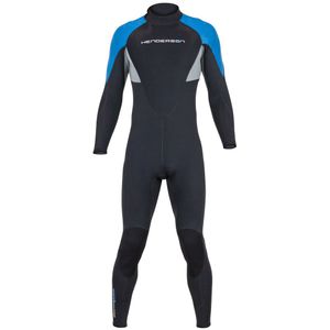 De los hombres thermoprene Pro Traje de neopreno 3 mm cierre en la espalda traje negro