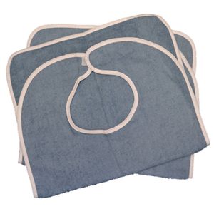 ProCare Terry - Baberos para adulto, terrycloth, Paquete de 6