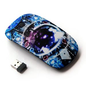 koolmouse [ratón inalámbrico óptico 2.4 G] [Azul Tarjetas de Alicia en el País de las maravillas]