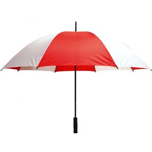 rainbrella paraguas de golf, 60," Rojo/Blanco